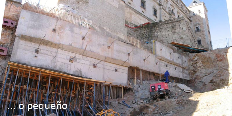 Excavaciones al pie del Alcazar de Toledo 